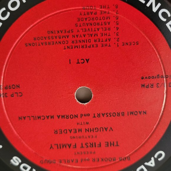 BOB BOOKER EARLE DOUD The First Family LP Vinyl 1962 Cadence Record CLP 3060 LP9 - Picture 3 of 9